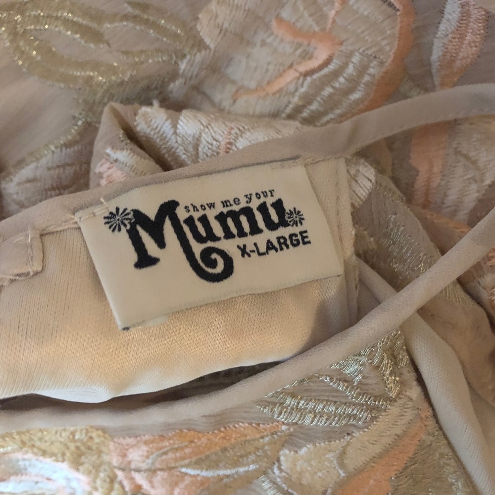 Show Me Your Mumu Womens Size XL Floral Dress Slee - Picture 6 of 8